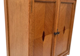 Art Deco Amsterdamse School Wall Cabinet by 't Woonhuys Amsterdam, 1920s